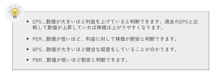 株価用語の説明