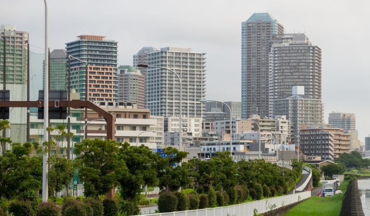 東京のマンション群