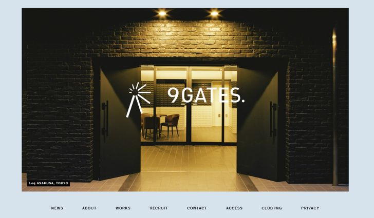 株式会社9GATES.（ナインゲーツ）のホームページ画像